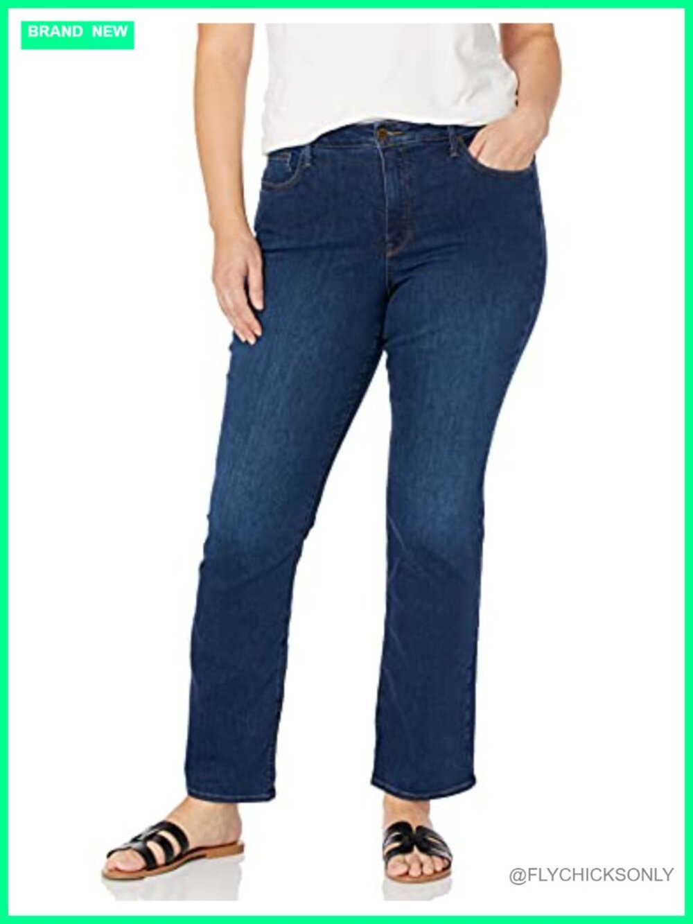 Plus Size Barbara Bootcut Jeans Lift Tuck Slimming Cotton Blend